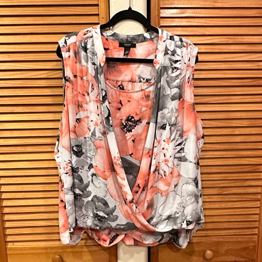 Alfani 22w Blouse Tank